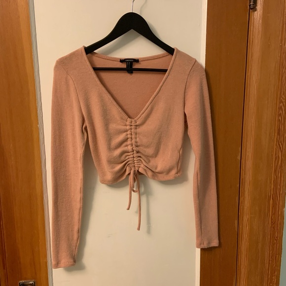 Forever 21 Long Sleeve Crop - Picture 1 of 1